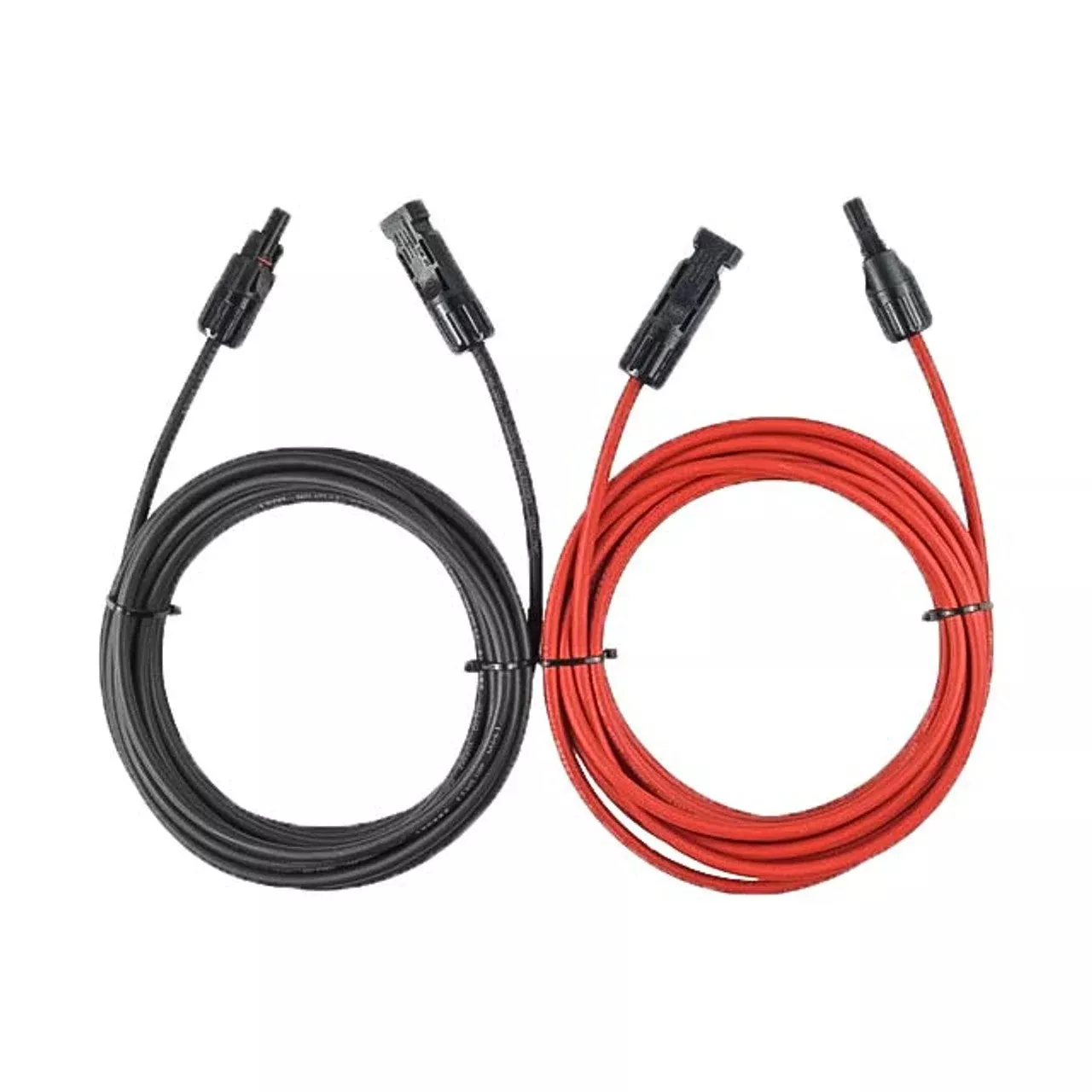 11ft 10AWG PV Wire Extension | Black & Red