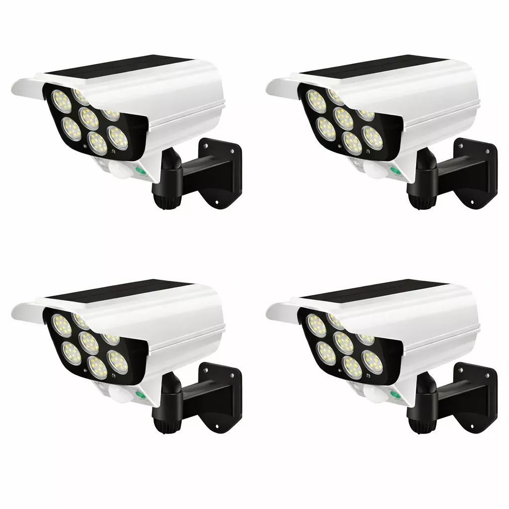 2000LM Solar Motion Sensor Outdoor LED Security Floodlight Wireless 77LED Light