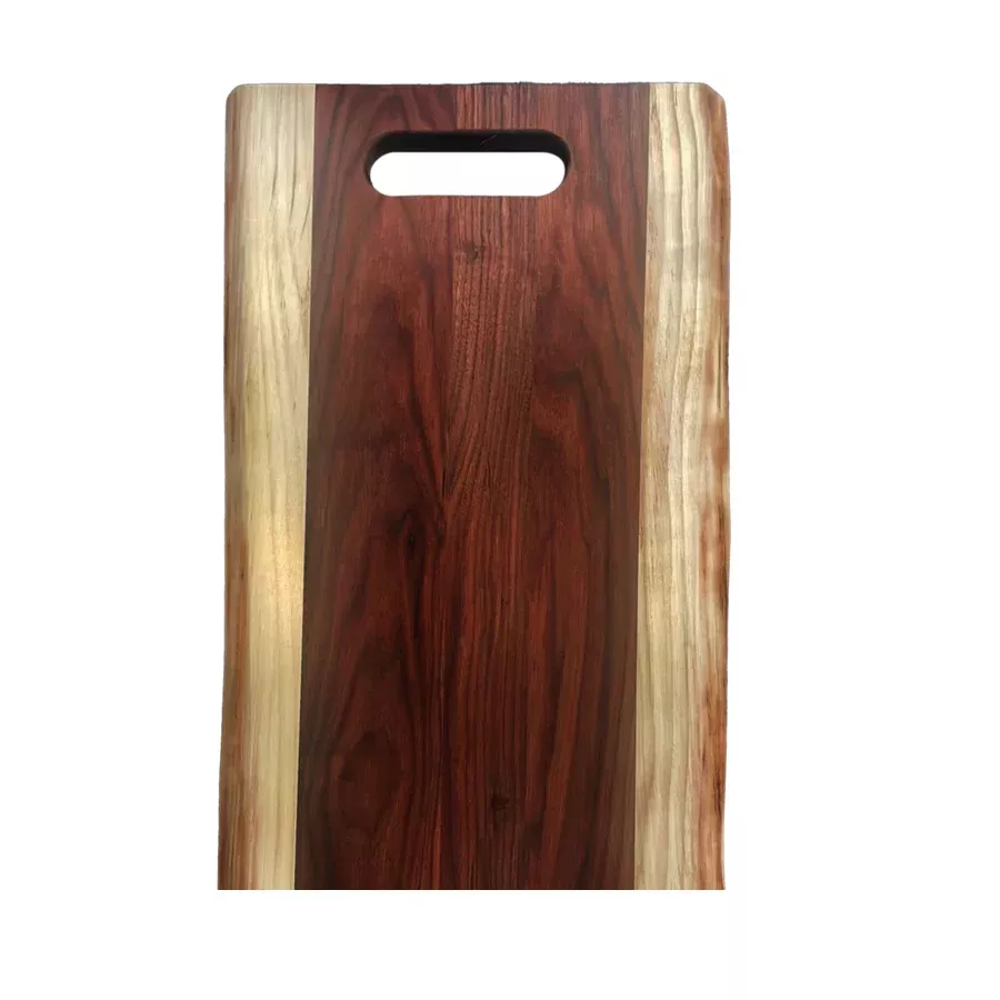 24″ Live Edge Cutting Board with One Handle