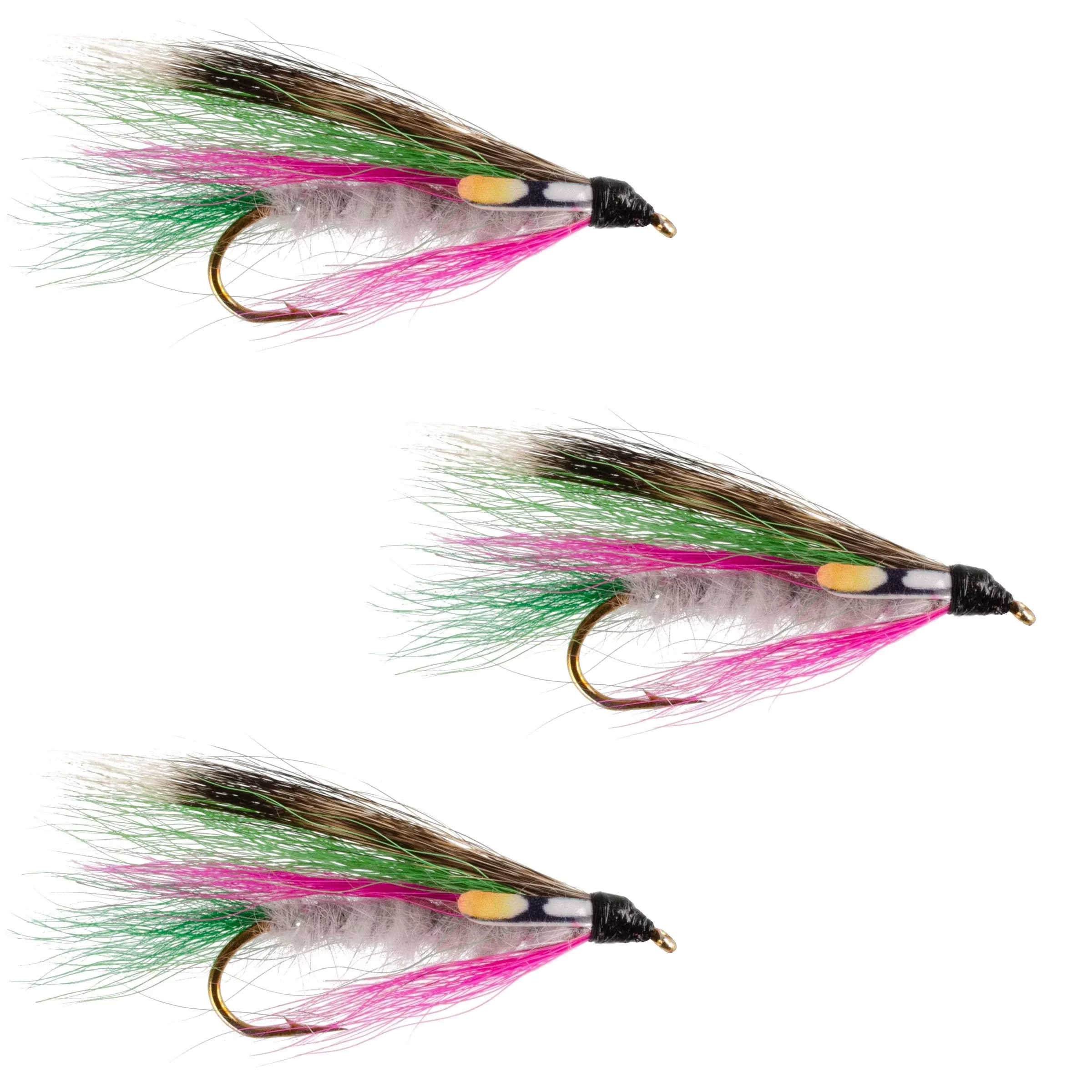 3 Pack Little Rainbow Trout Classic Streamer Flies - Hook Size 4