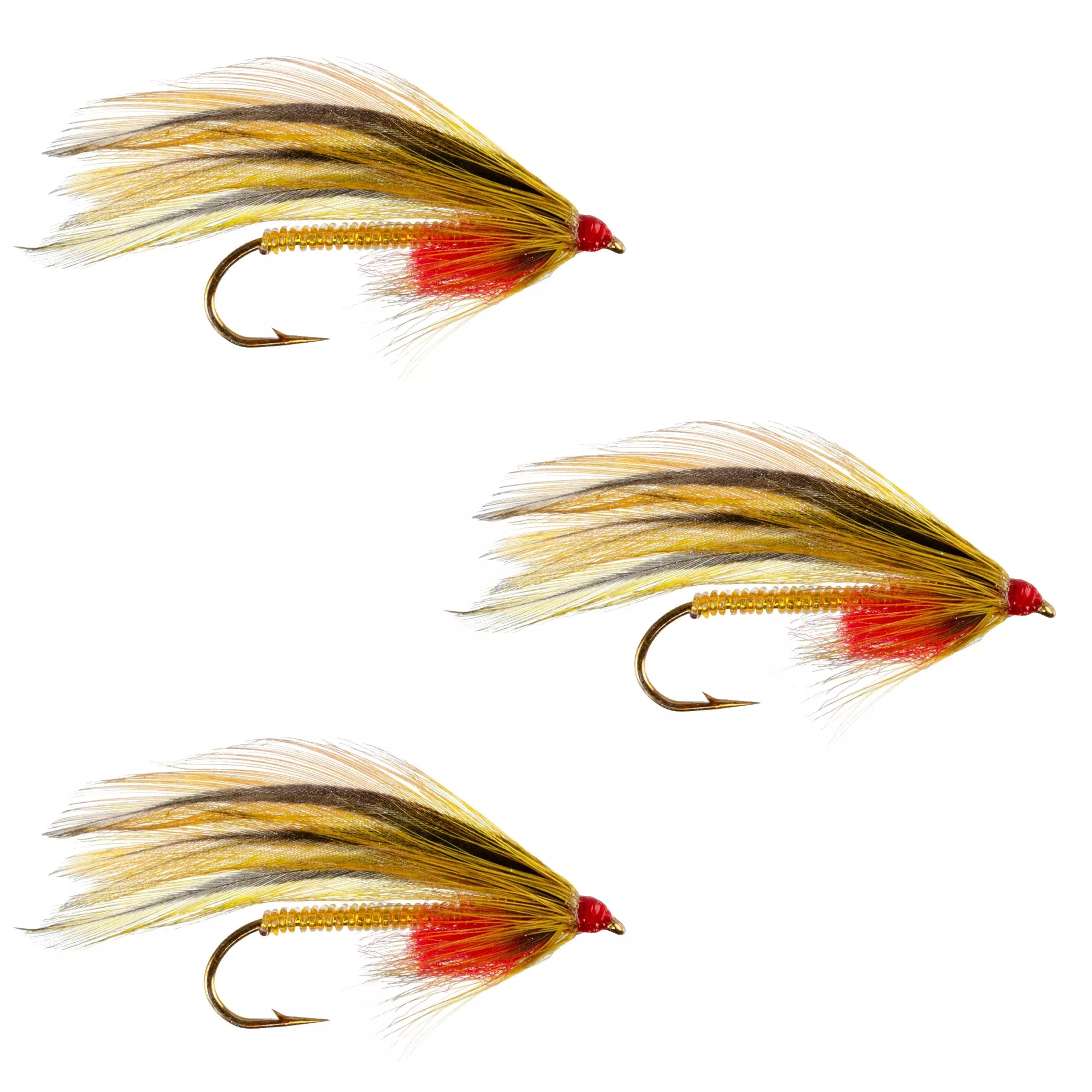 3 Pack Platte River Special Classic Streamer Flies – Hook Size 4