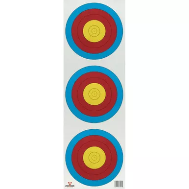 30-06 Paper Targets 3 Spot Vertical 100 Pk.