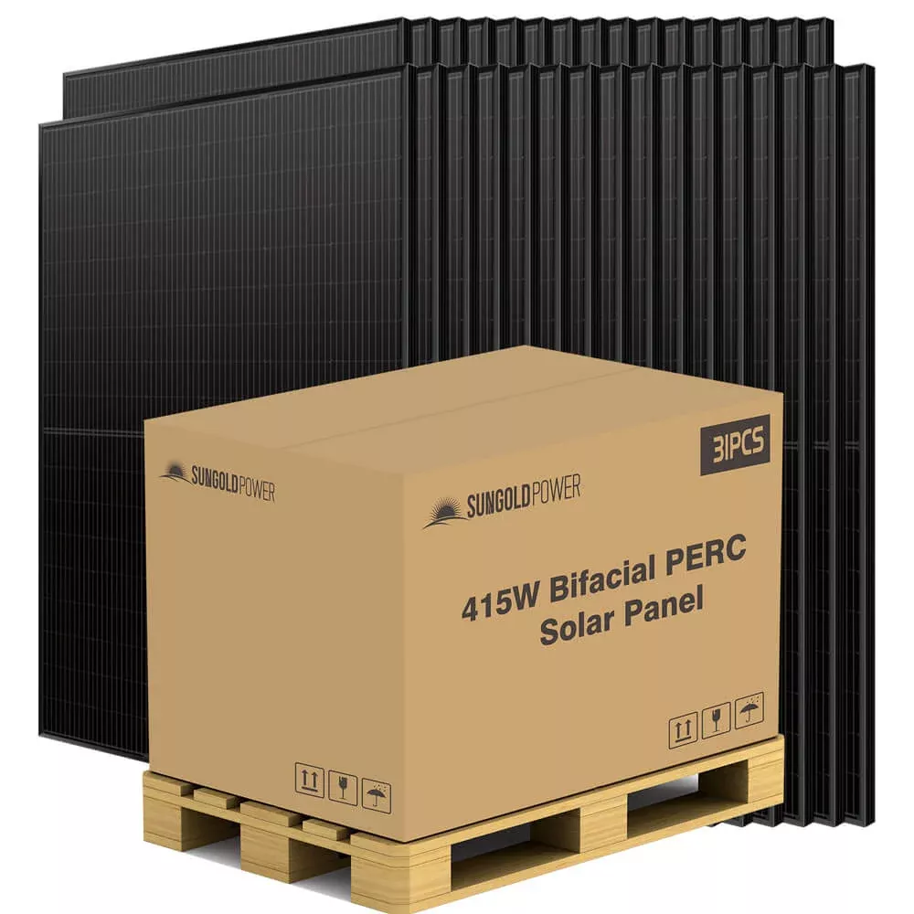 415W Bifacial PERC Solar Panel| SGP-415-BBS (31 PANELS) UL61730 CEC Listed
