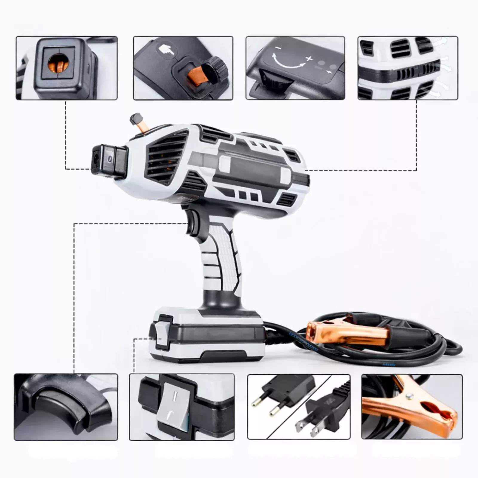 4600W Handheld Arc Welder Mini Portable Welding Machine Home DIY Euro 220V