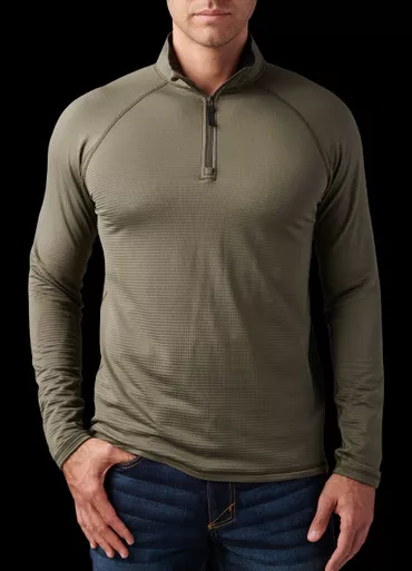 5.11 Stratos 1/4 Zip Ranger Green