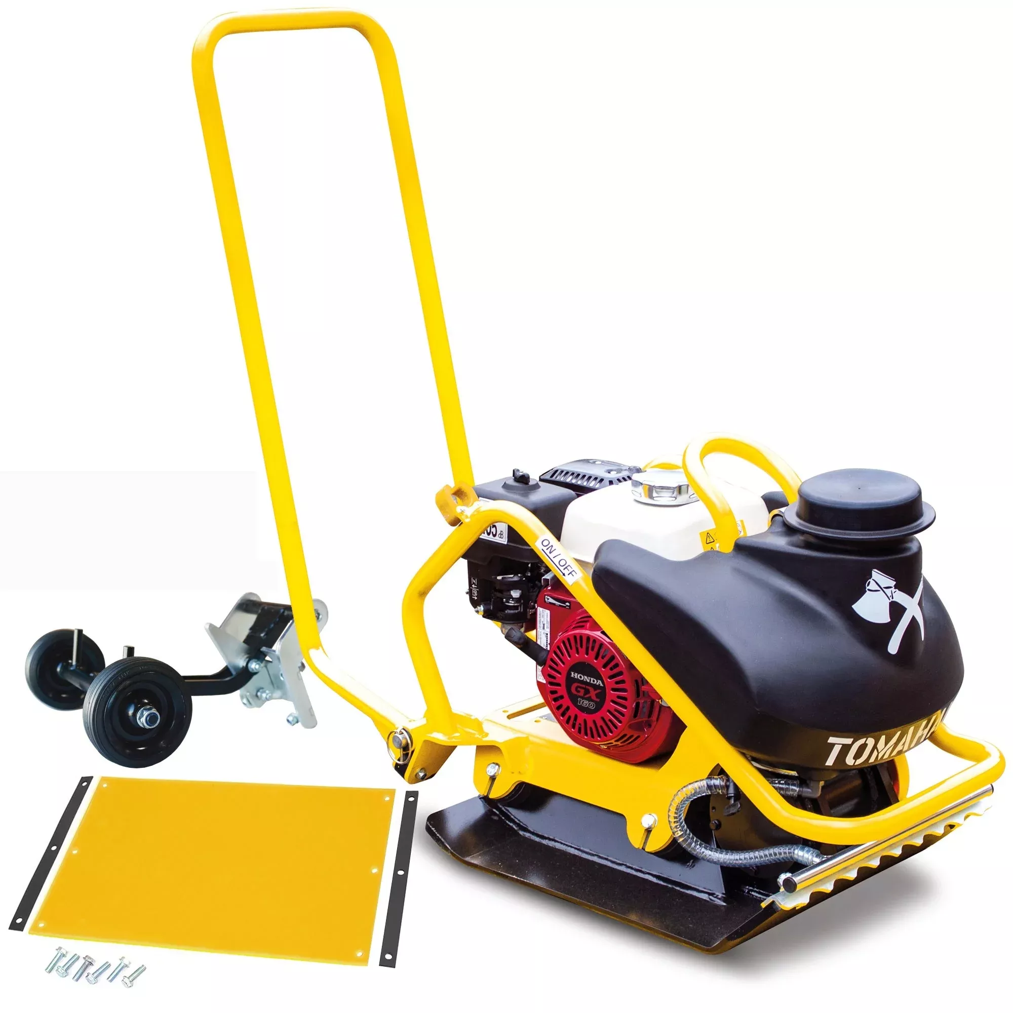 5.5 HP Honda Vibratory Plate Compactor for Asphalt Aggregate Soil Compaction