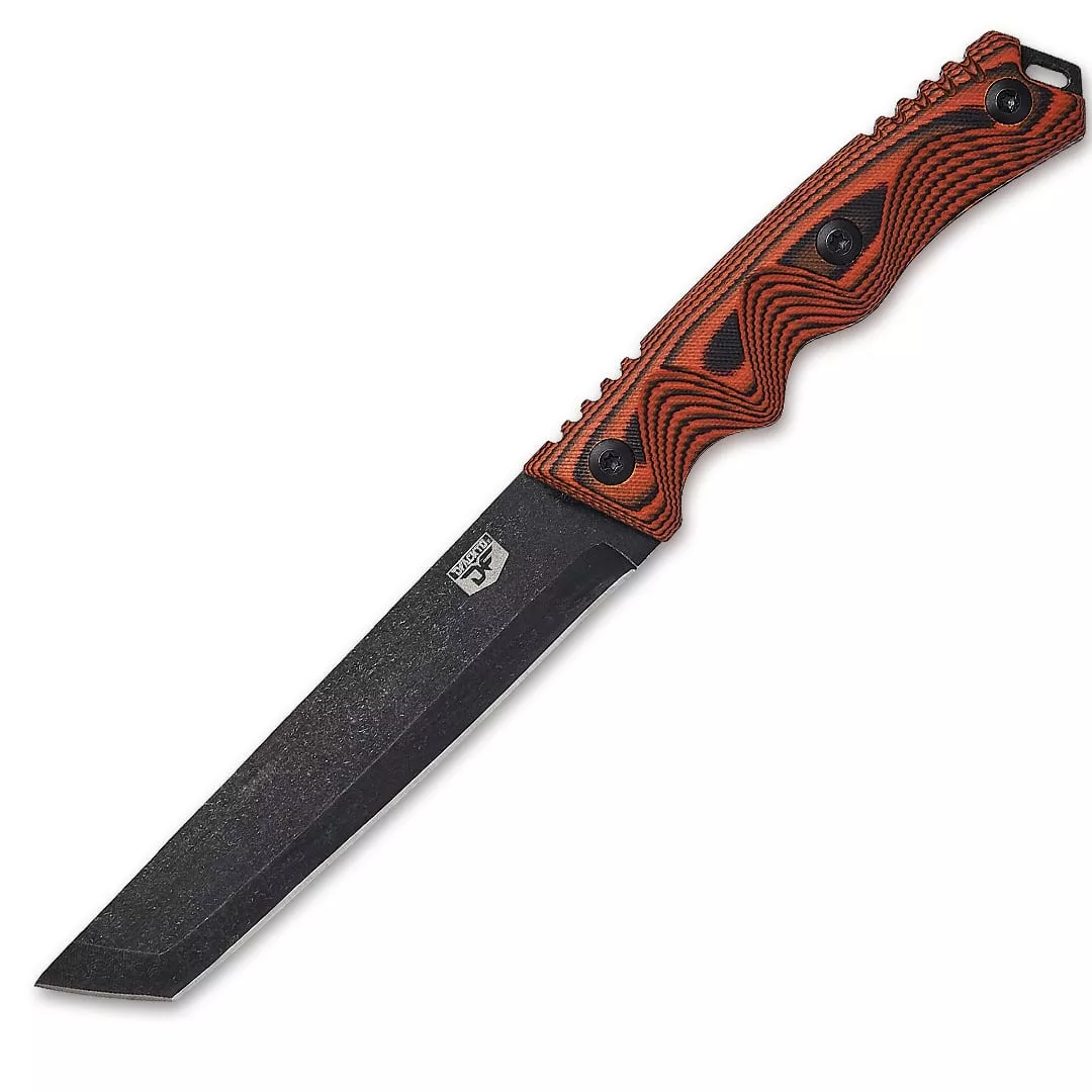 5.5″ Tanto Knife // Orange Handle