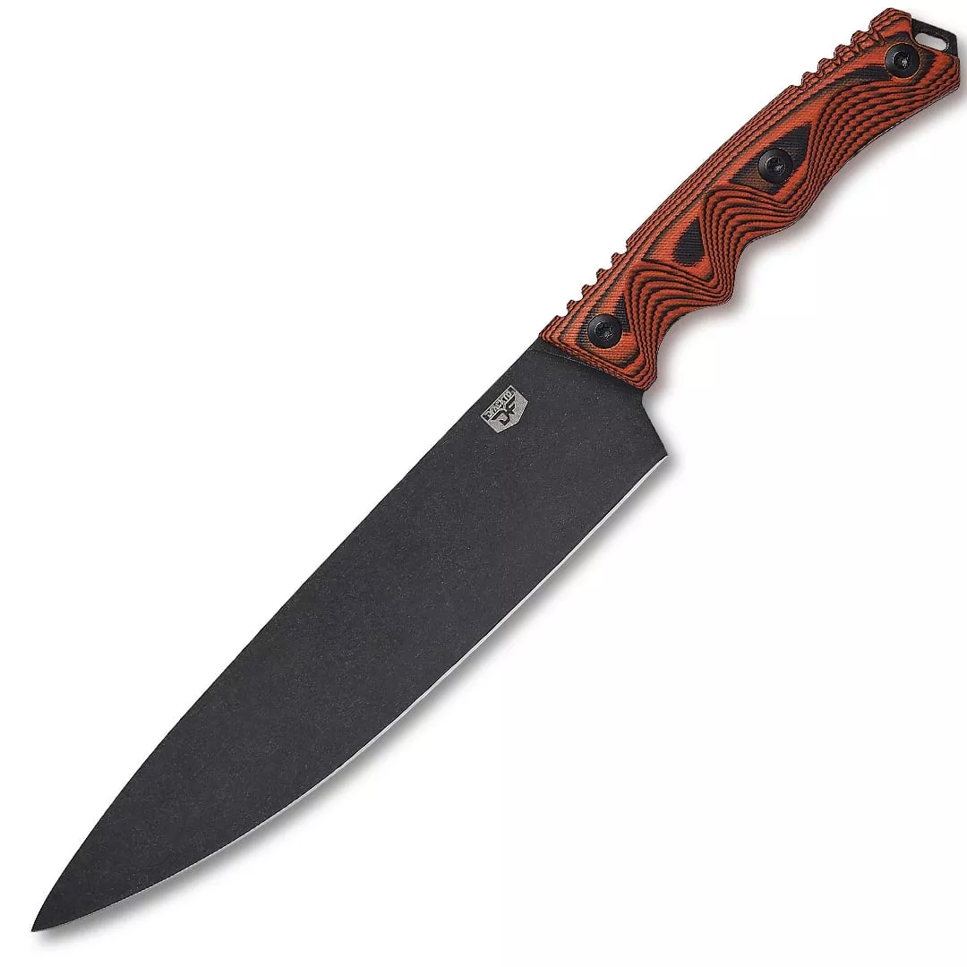 8" Chef Knife // Orange Handle