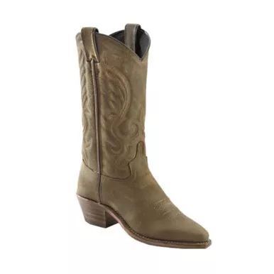 ABILENE Women’s 11in Brown Cowhide Western Boots (9036)