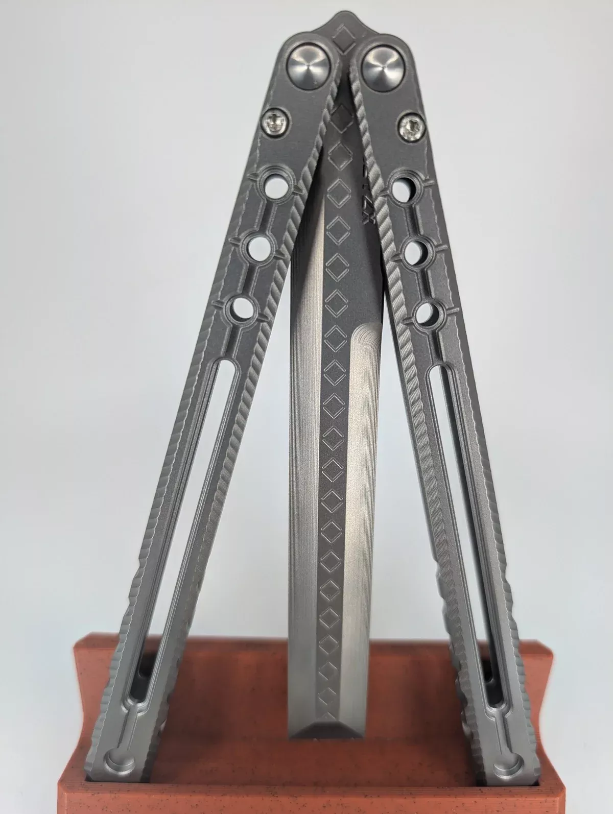 AcidWrx ZZYZX “Itzpapalotl” False Blade Balisong