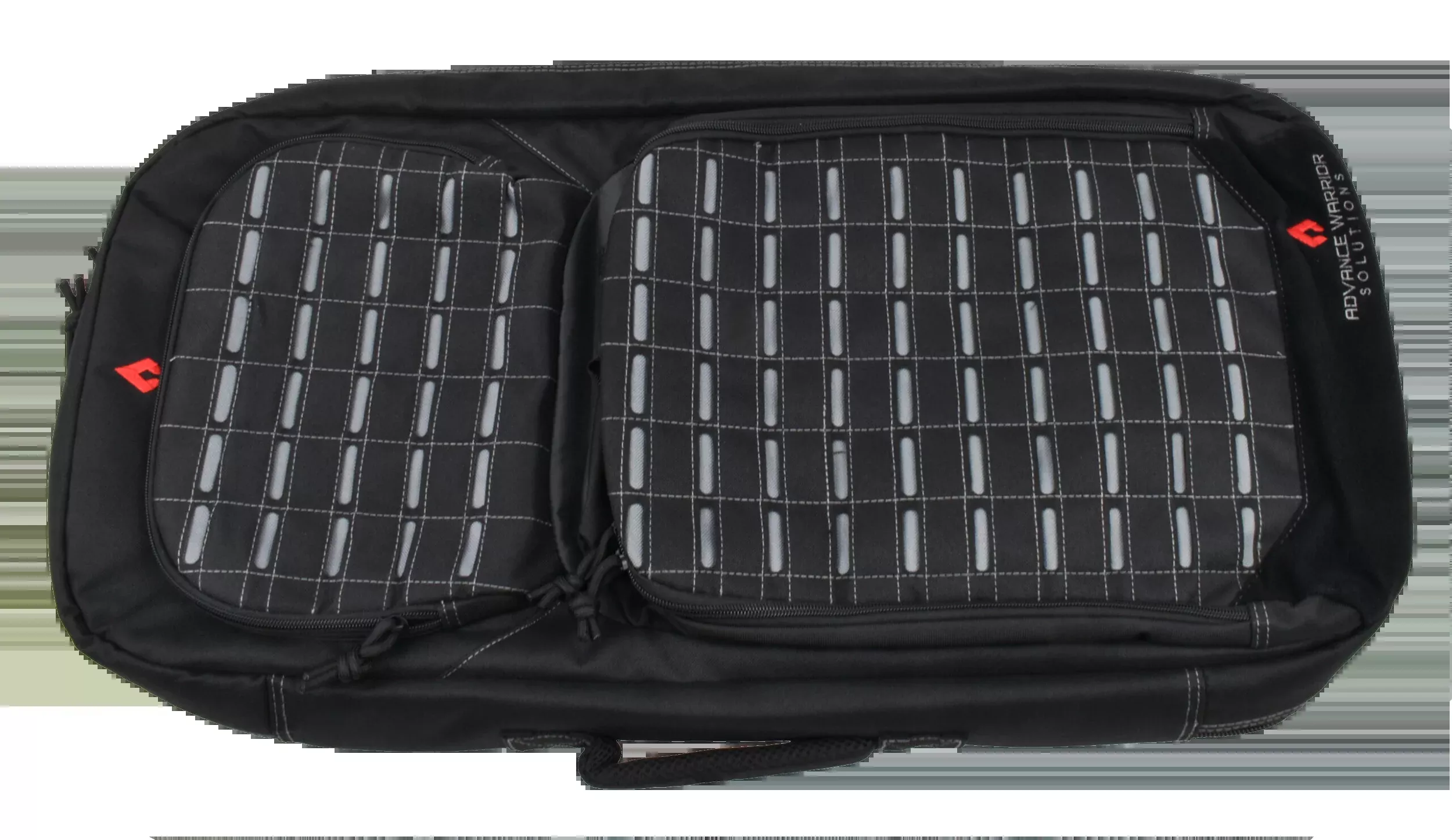 Advance Warrior Solutions FRAME 28-in Rifle Case Backpack with Side Handle, 600D Poly PVC, MOLLE Front FR28RBPBL/GR