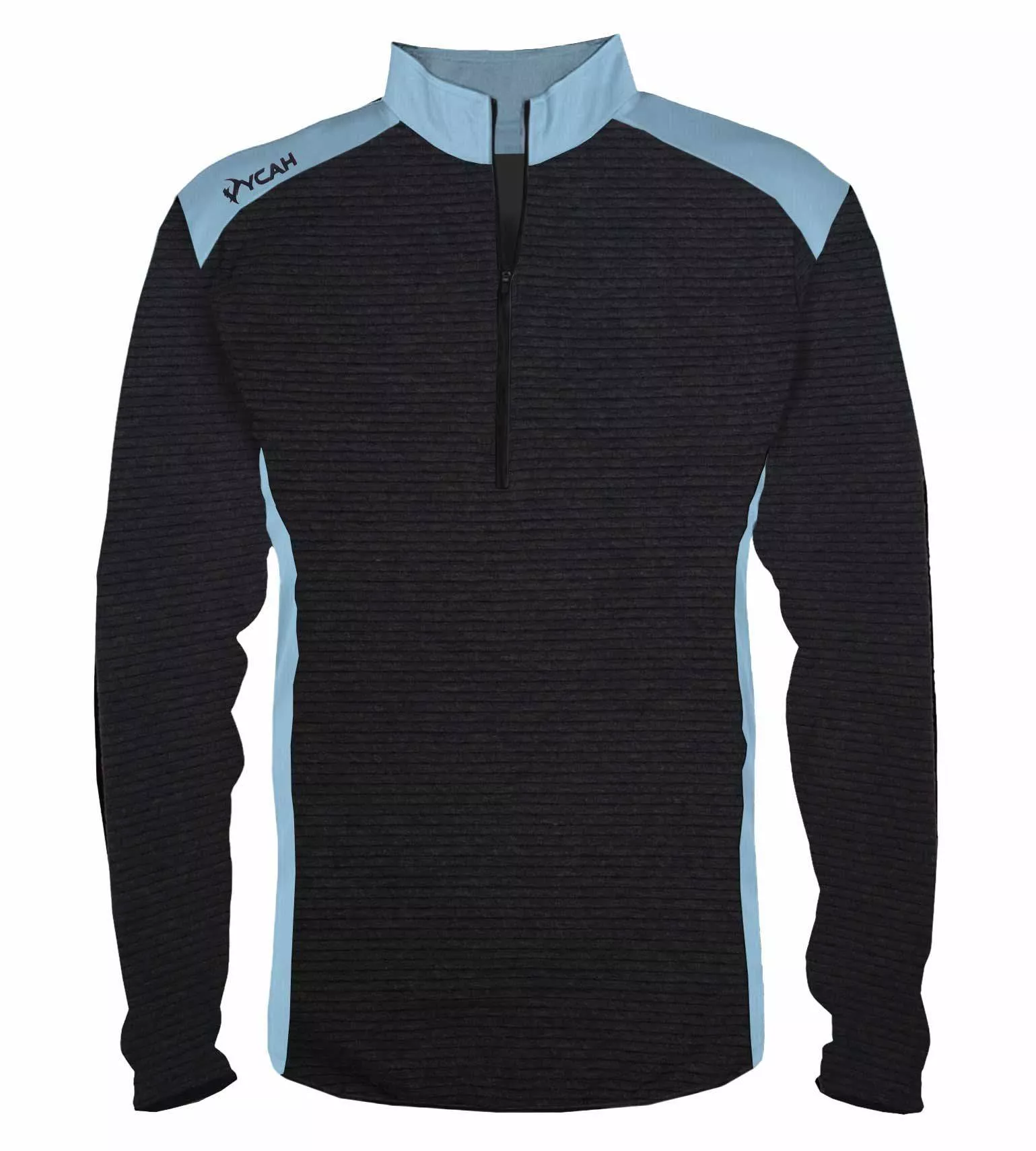 Aerial Pullover – Black/ Columbia Blue