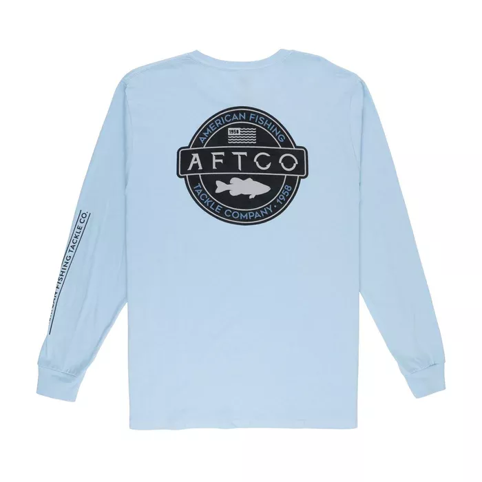 Aftco Men’s Bass Patch Long Sleeve T-Shirt #MT4313