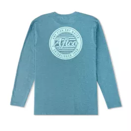 AFTCO Men’s Ocean Bound UPF LS Performance Shirt – Arctic Heather – S