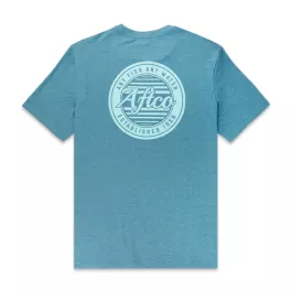 AFTCO Men’s Ocean Bound UPF SS Performance Shirt – Arctic Heather – S