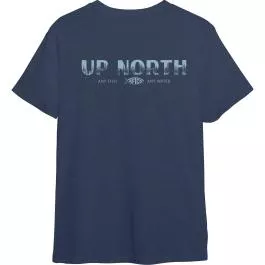 AFTCO Men's Up North SS T-Shirt - Midnight Heather - M
