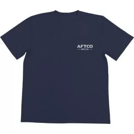 AFTCO Youth Fetch SS Tee - Navy Heather - M