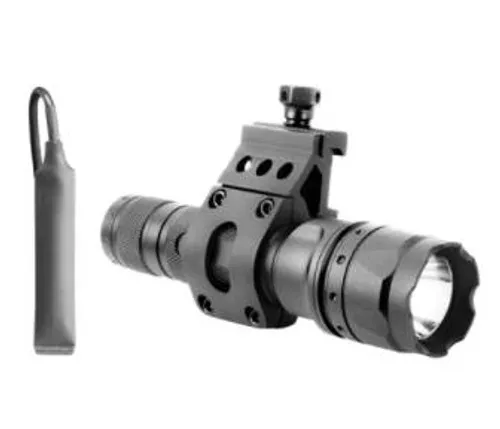 Aim Sports Tactical Flashlight With Offset Mount 500 Lumens, Black #FHD500B