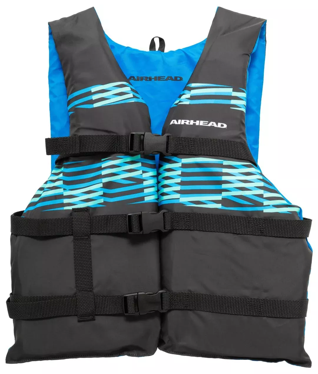 Airhead Element Open Sided Life Vest, Oversize, Black/Aqua• 30092-16-A-BKTL