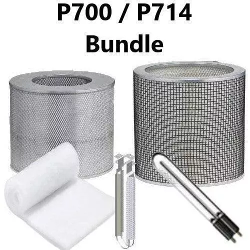 Airpura P700 / P714 Filter Bundles - Portable Unit on Wheels (SC)
