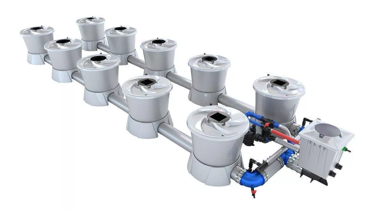 Alien Hydroponics – V-SYSTEM 10 Pot 2 Row Kit