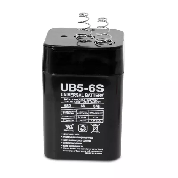 All Seasons 6-Volt Spring-Top Rechargeable Battery