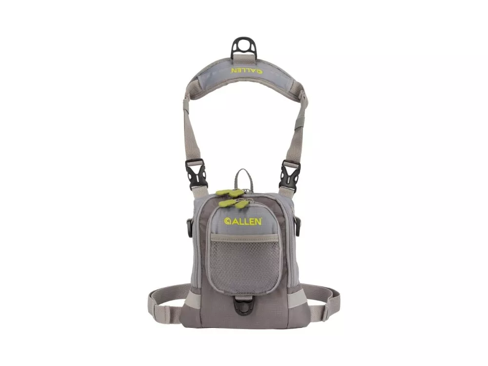 Allen Bear Creek Micro Fly Fishing Chest Pack, Grey