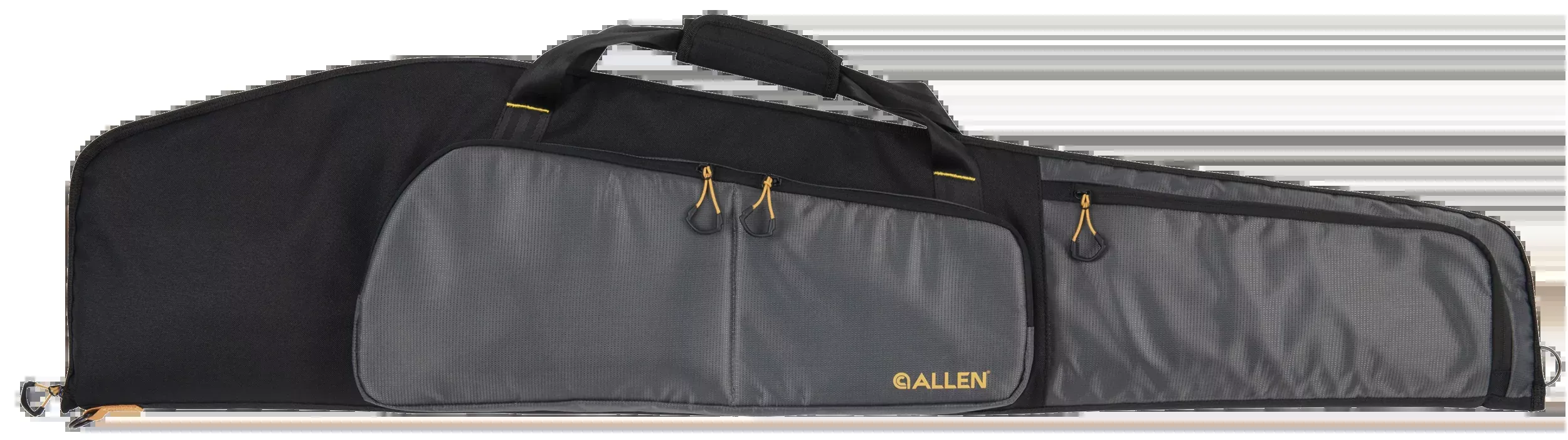 Allen Collins 46-Inch Rifle Case – Black, Foam-Padded, Soft Lining, Lockable D-Ring – 1101-46