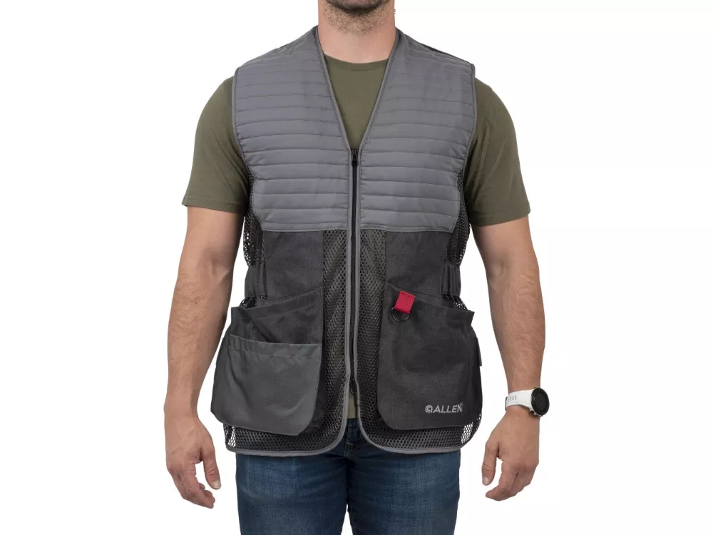 Allen Competitor Shooting Vest, Grey