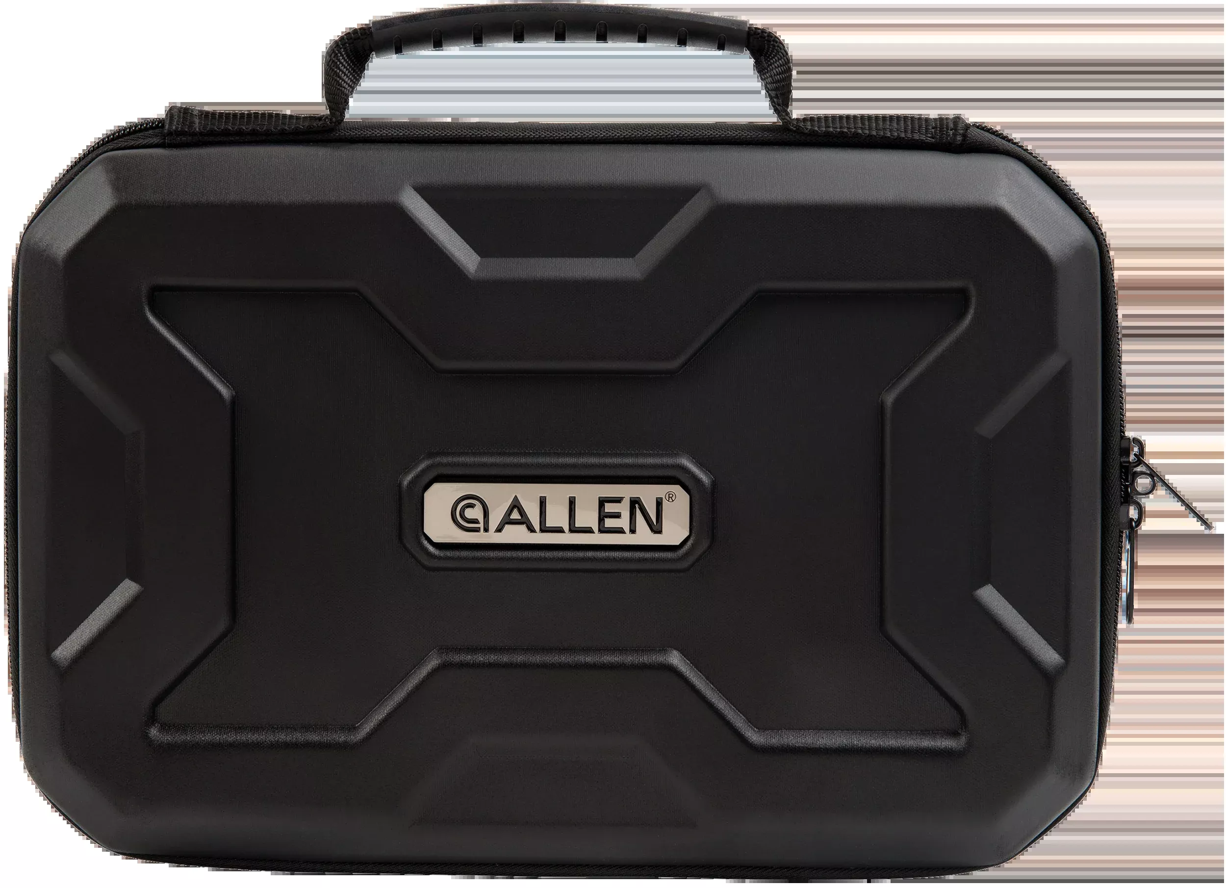 Allen EXO Handgun Case, Thermo-Molded Exoskeleton, Egg Crate Foam, Lockable Zippers, 12-inch – 8212