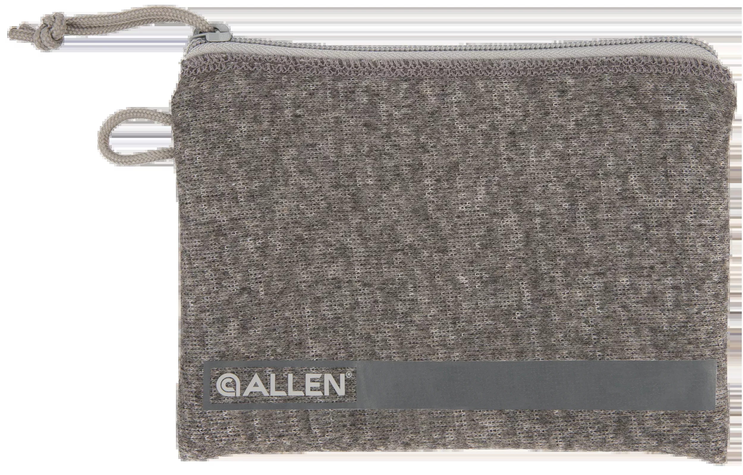 Allen Lockable Handgun Storage Pouch, Gray Polyester with Fleece Lining & Identification Label – 3625