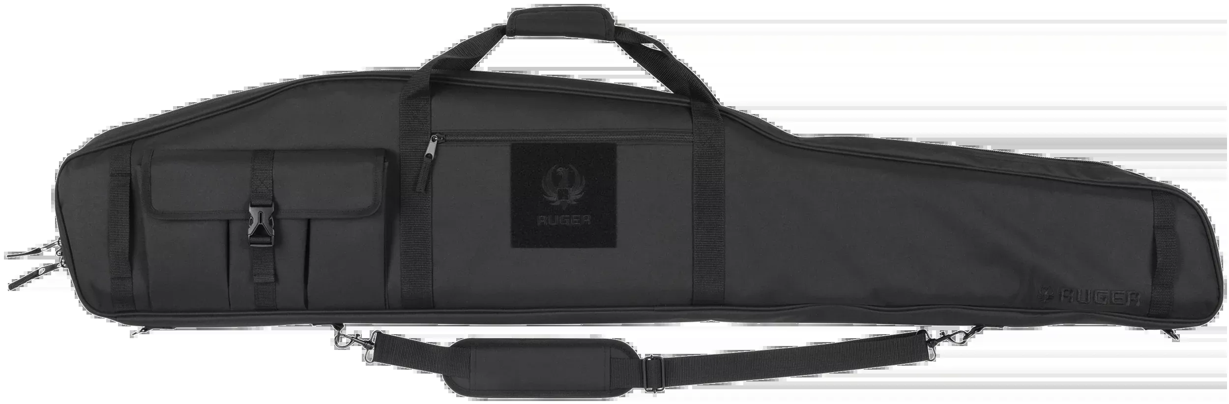Allen Ruger Precision Rifle Case, 55-Inch Black Polyester with Pockets & Shoulder Strap 27814