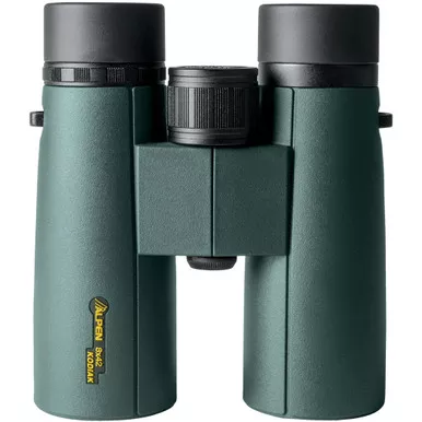 Alpen Kodiak Binoculars 10x42 Waterproof Short Hinge Rubber Covered Green