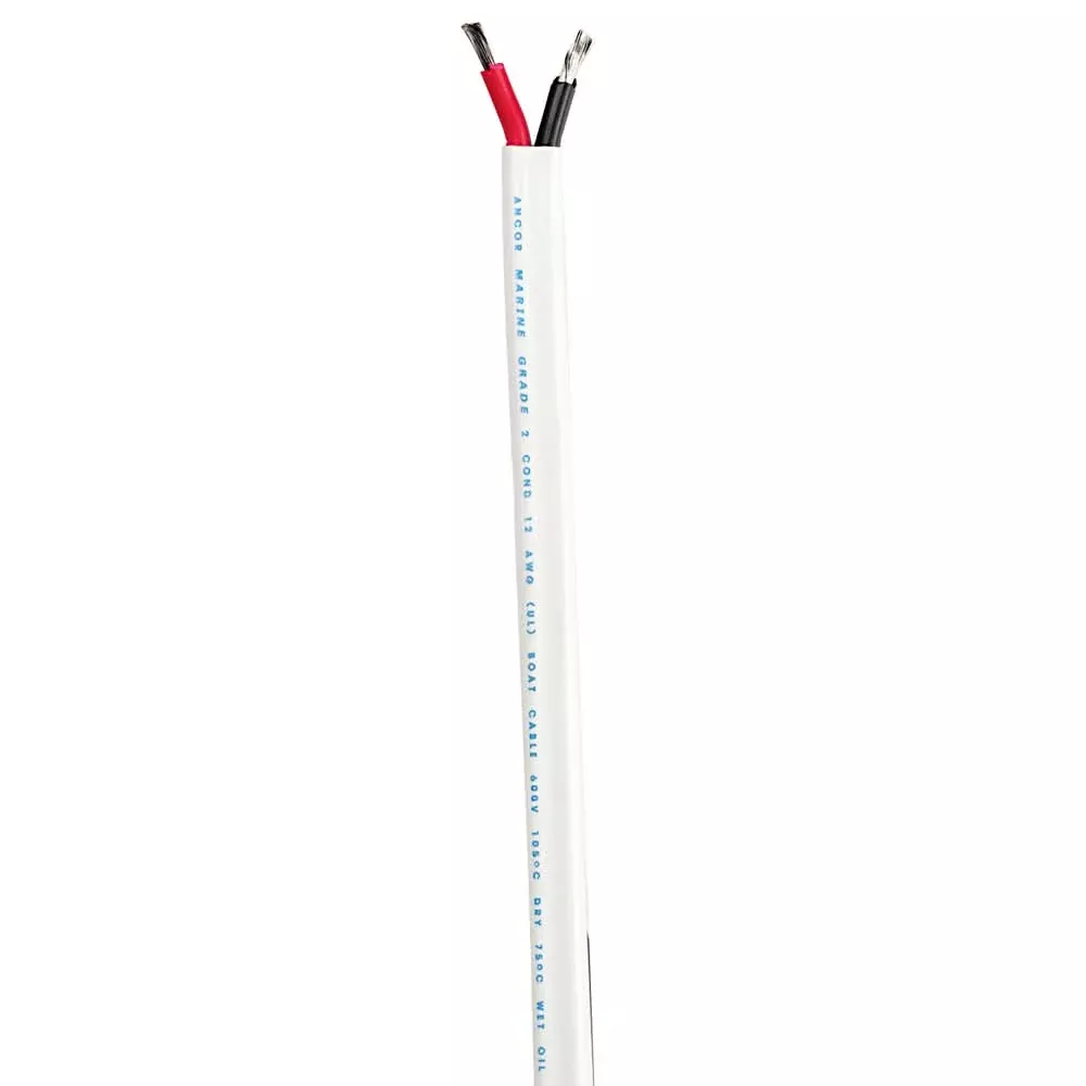 Ancor Standard Duplex Cable - Flat 6/2 - 2x13mm² - Red/Black - 100' - 120710 - 120710