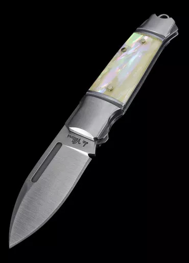 Andre de Villiers Micro Impi Mother of Pearl Folding knife