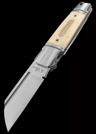 Andre de Villiers Pocket Butcher Bone Shield Folding Knife