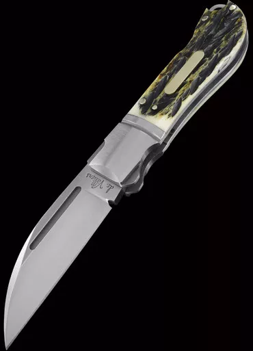 Andre de Villiers Swayback Jigged Bone Folding Knife