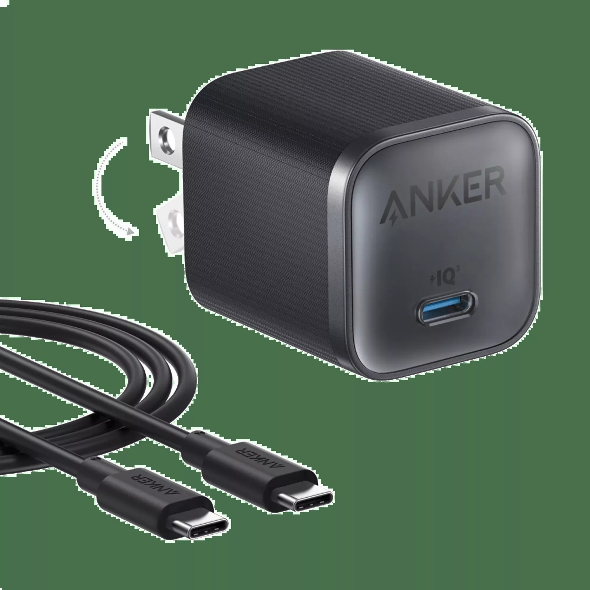 Anker Nano Charger (45W) with USB-C to USB-C Cable