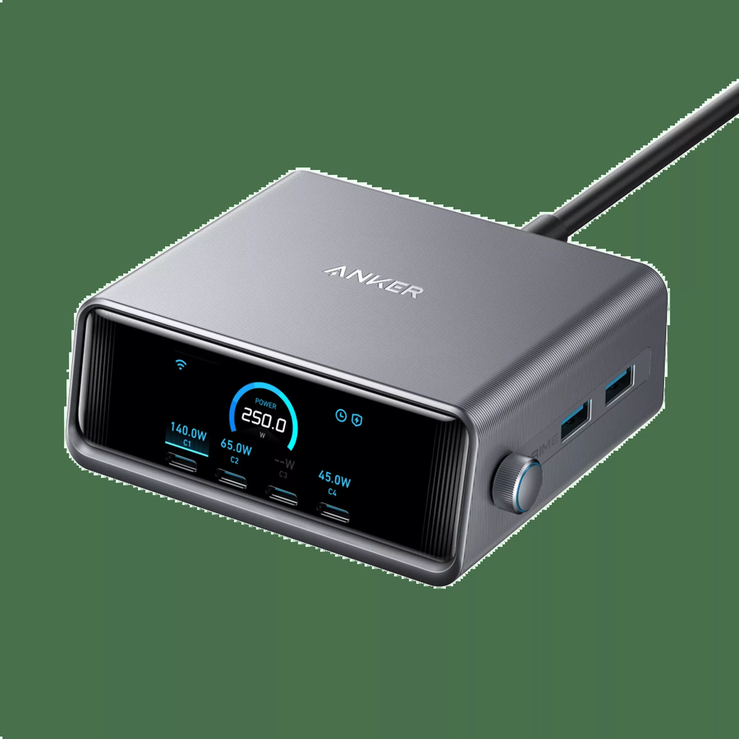Anker Prime Charger (250W, 6 Ports, GaNPrime)