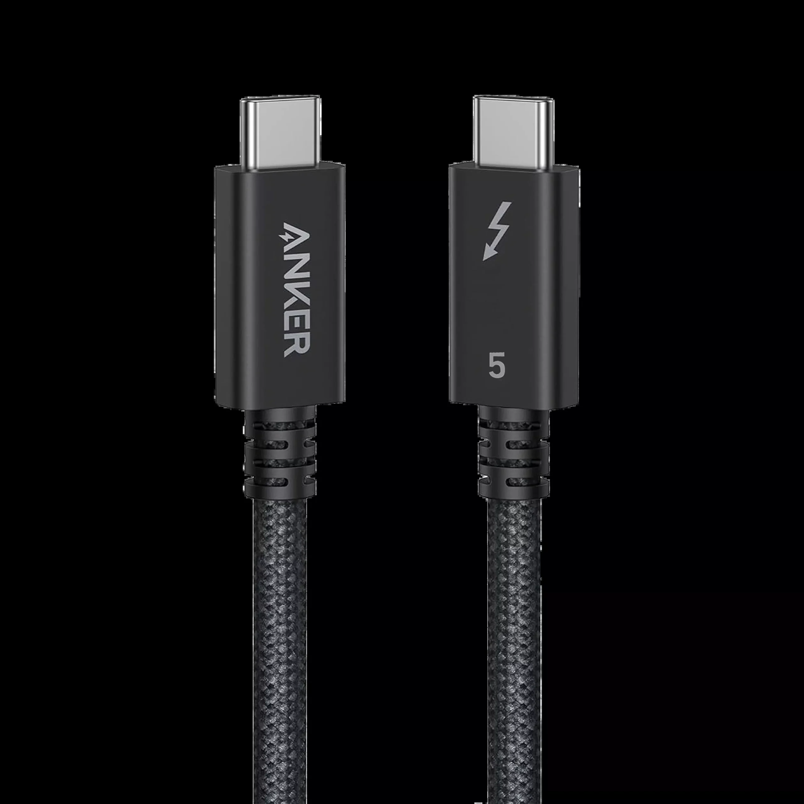 Anker Prime Thunderbolt 5 Cable (3.3 ft / 1.7 ft, 80 Gbps, 240W)