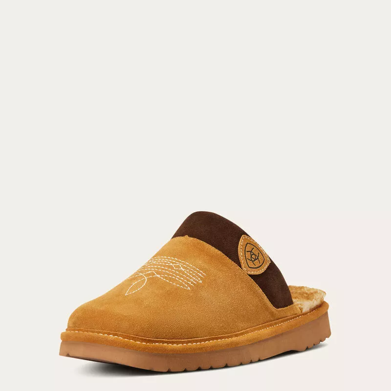 Ariat Men’s Chestnut Silversmith Square Toe Slipper #2842-200