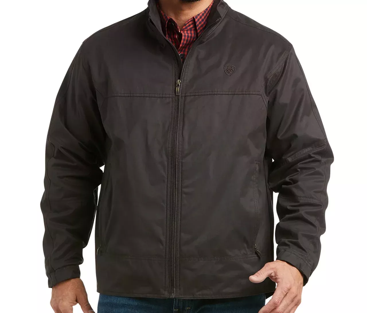 Ariat Men’s Grizzly Canvas Espresso Lightweight CC Jacket #10037498