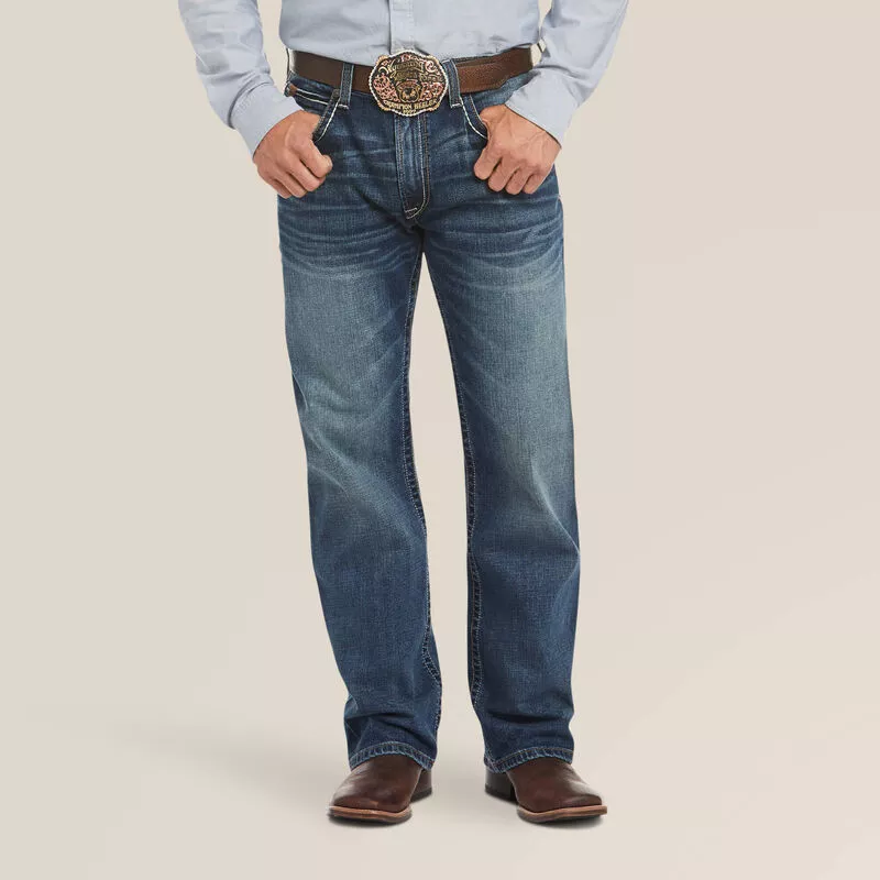 Ariat Men’s M4 Low Rise Stretch Preston Boot Cut Jeans #10023455