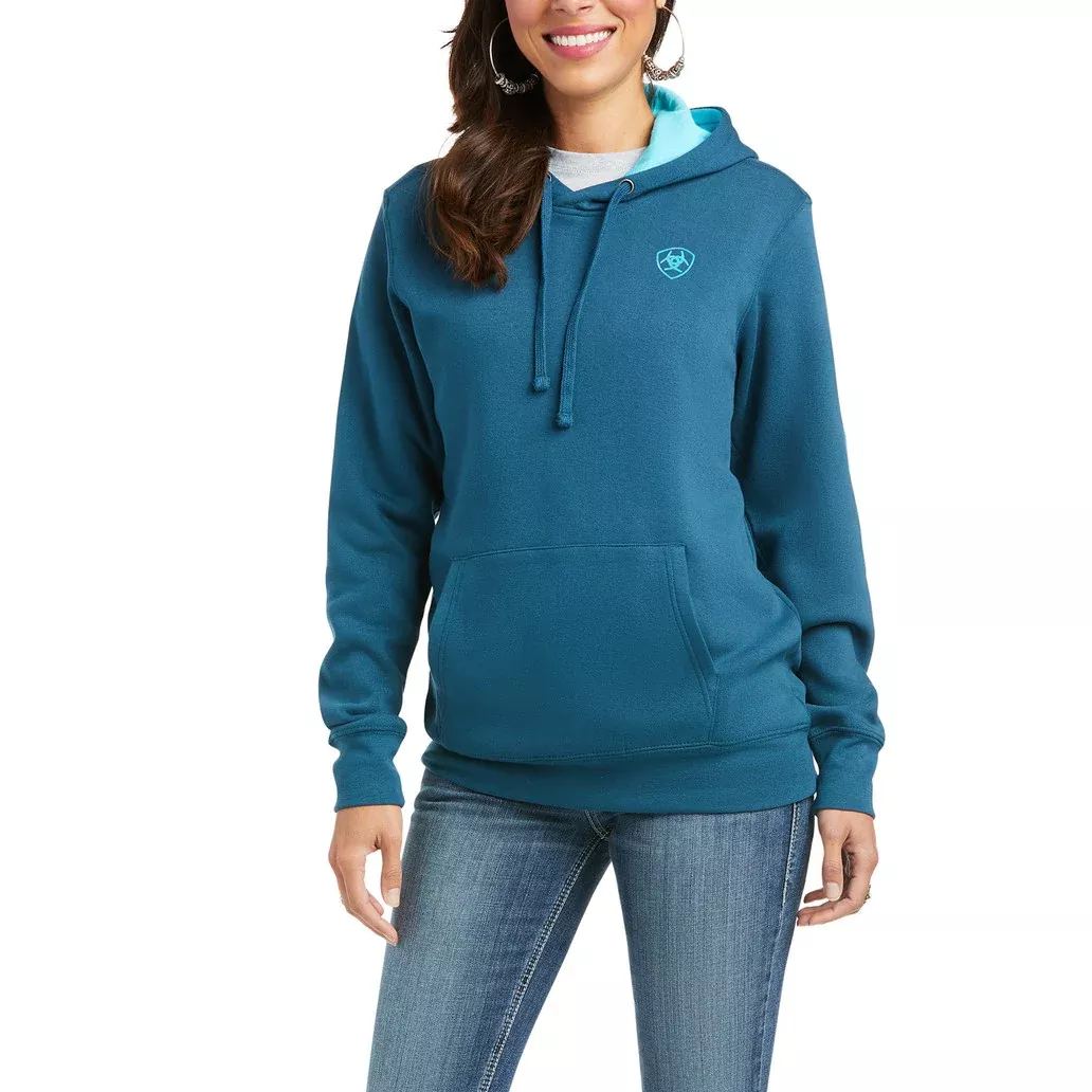 Ariat Women’s R.E.A.L Arm Logo Eurasian Hoodie