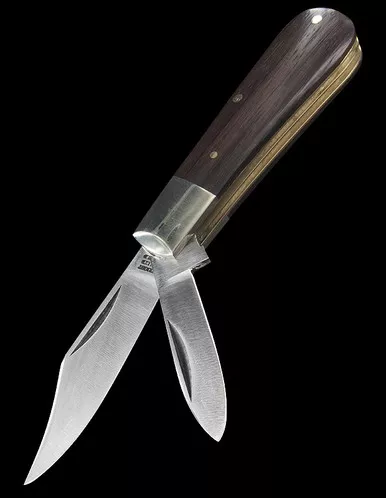 Arthur Wright Two Blade Rosewood Folding Knife