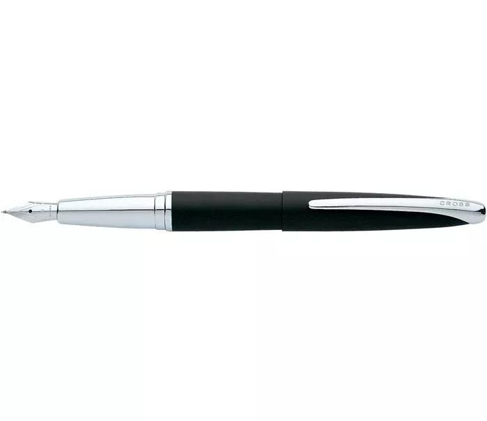 AT Cross ATX Basalt Black Fountain Pen Medium Nib