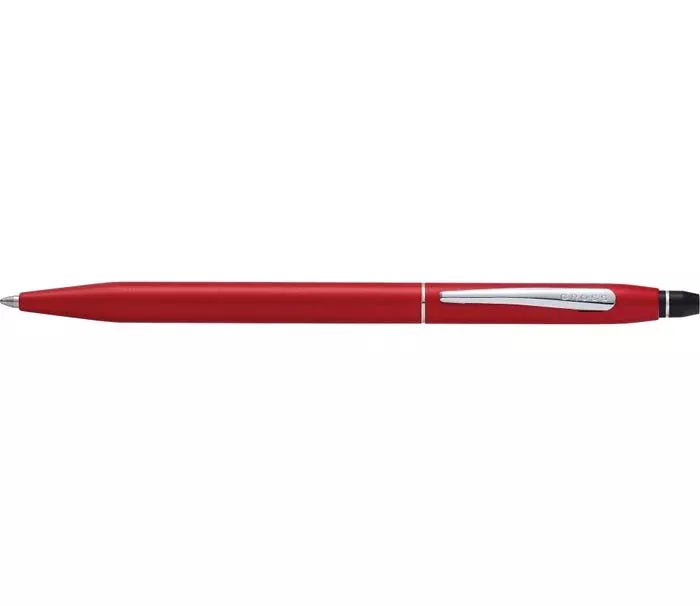 AT Cross Clicker Metallic Red Ballpoint Pen