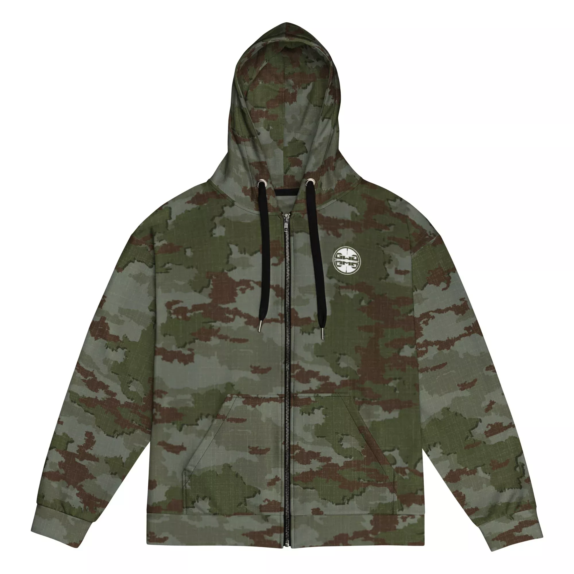 Athleisure Unisex Zip Hoodie | TerraVerde Camo
