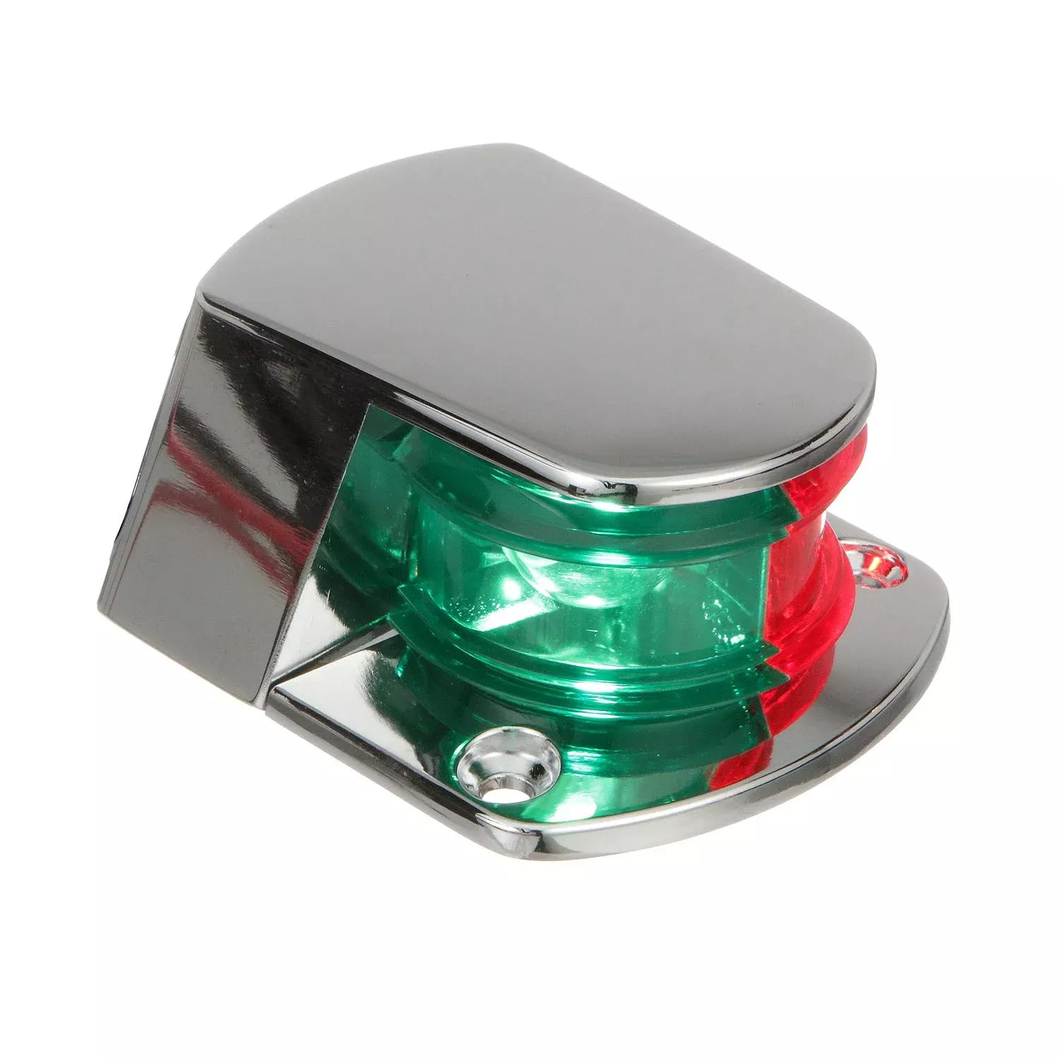 Attwood 12 V DC Zamak Deck Mount Bi-Color Side Light• 6375D6