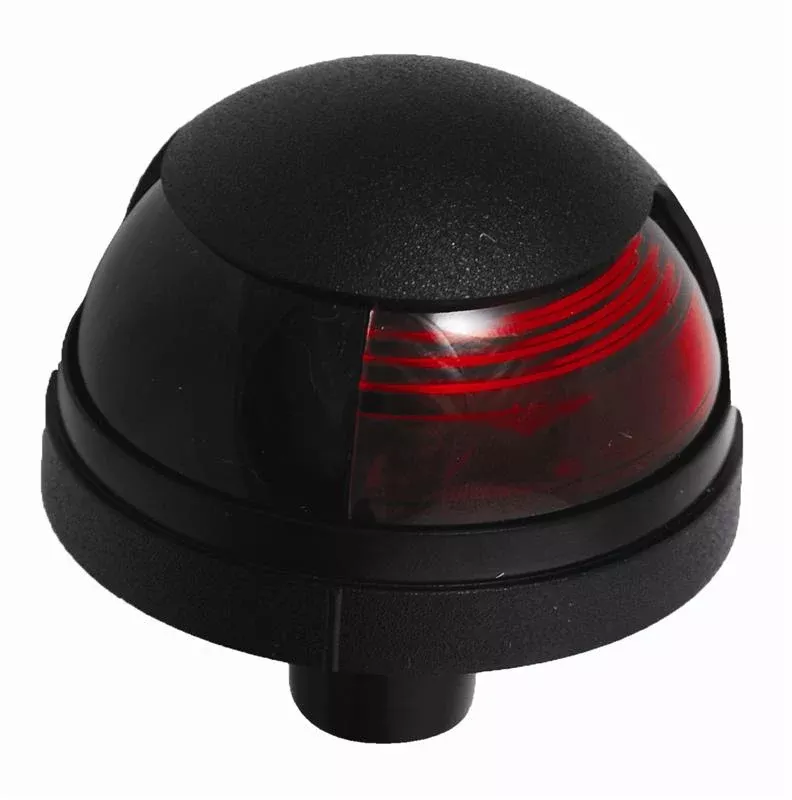 Attwood 12 V Deck Mount Port Side Light, Red Lens• 5040R7